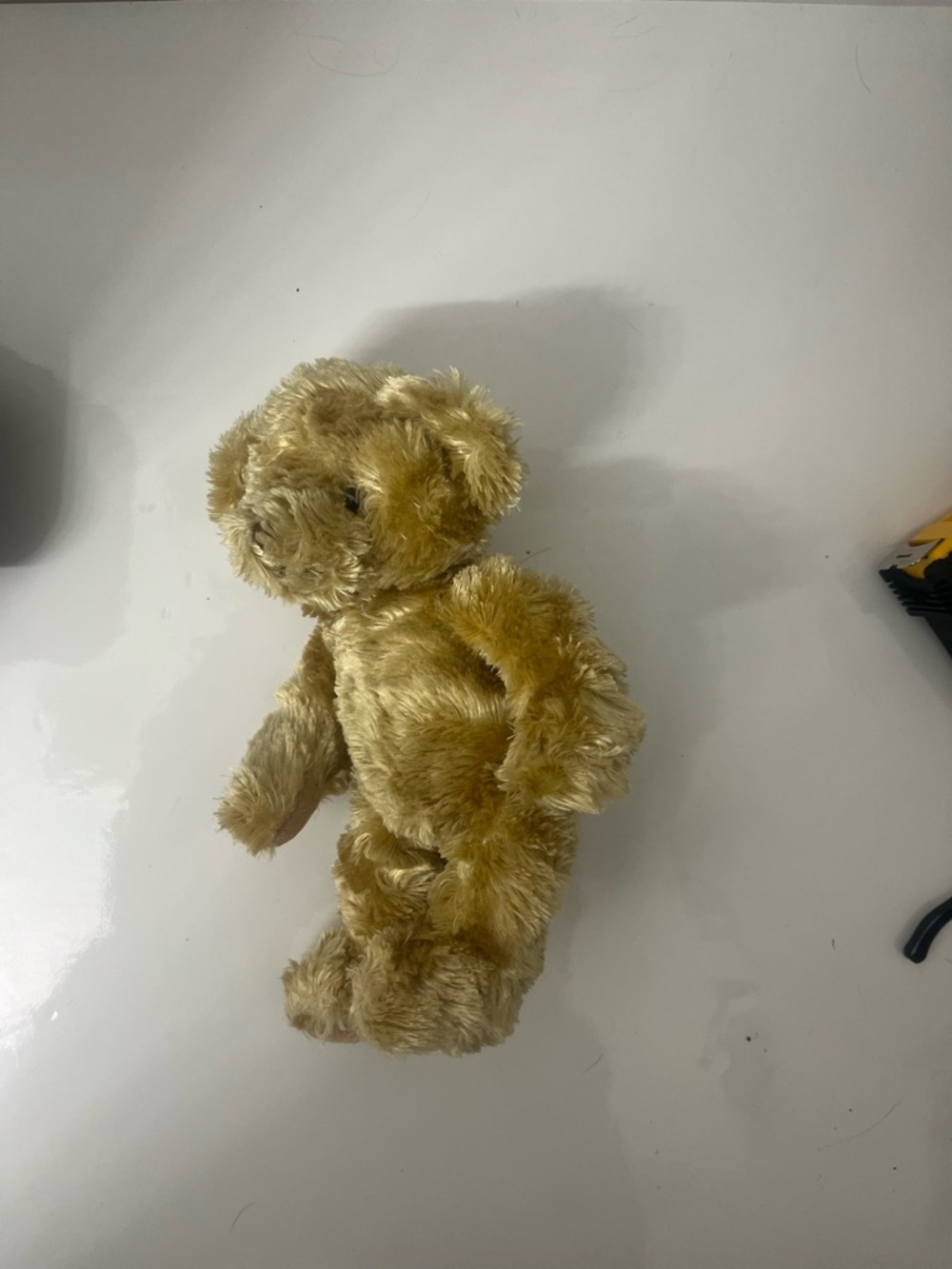 Vintage Russ Berrie Delicious Cappuccino Golden Brown Plush Teddy Bear